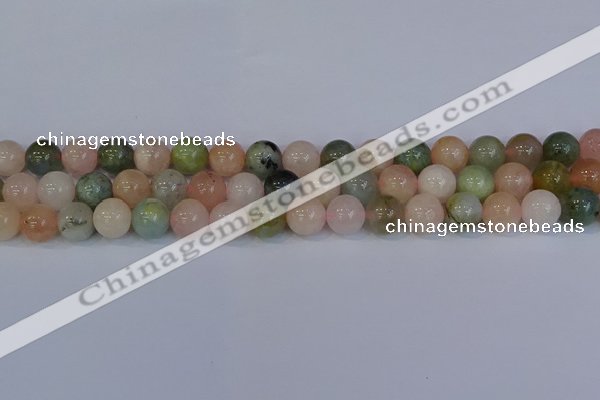 CMG163 15.5 inches 10mm round morganite gemstone beads wholesale