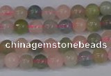 CMG171 15.5 inches 6mm round morganite gemstone beads wholesale