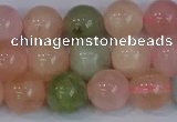 CMG174 15.5 inches 12mm round morganite gemstone beads wholesale