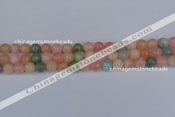 CMG174 15.5 inches 12mm round morganite gemstone beads wholesale