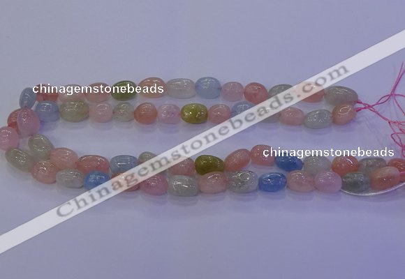 CMG227 15.5 inches 10*12mm - 12*16mm nuggets morganite beads