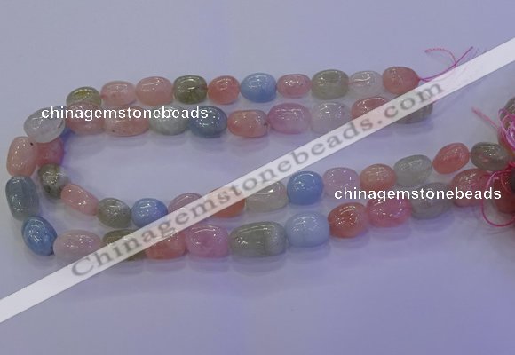 CMG228 15.5 inches 12*16mm - 13*18mm nuggets morganite beads