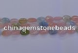 CMG232 15.5 inches 10*14mm flat teardrop morganite beads wholesale