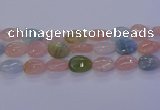 CMG234 15.5 inches 13*18mm flat teardrop morganite beads wholesale