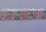 CMG237 15.5 inches 8*12mm oval morganite beads wholesale