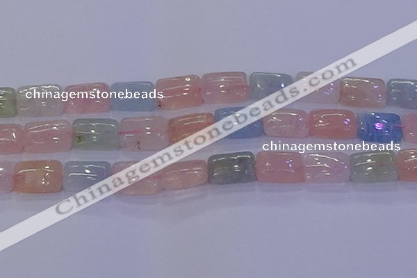 CMG246 15.5 inches 13*18mm rectangle morganite beads wholesale