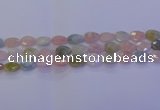 CMG271 15.5 inches 8*12mm faceted flat teardrop morganite beads