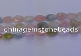 CMG274 15.5 inches 13*18mm faceted flat teardrop morganite beads