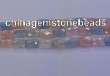 CMG279 15.5 inches 12*16mm faceted rectangle morganite beads