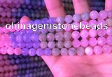 CMG317 15.5 inches 8mm round morganite gemstone beads