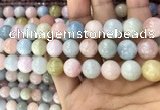 CMG333 15.5 inches 12mm round morganite beads wholesale