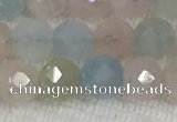 CMG350 15.5 inches 6mm faceted round amethyst gemstone beads