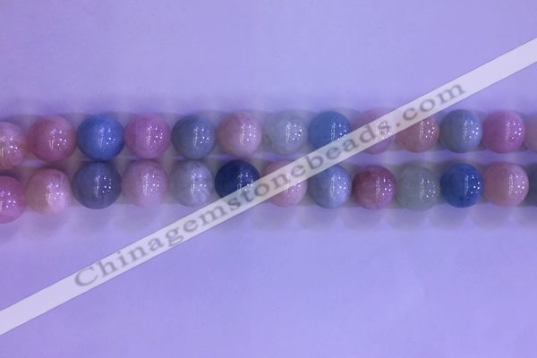 CMG363 15.5 inches 10mm round natural morganite gemstone beads