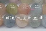 CMG392 15.5 inches 8mm round morganite gemstone beads