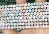 CMG401 15.5 inches 4mm round morganite beads wholesale