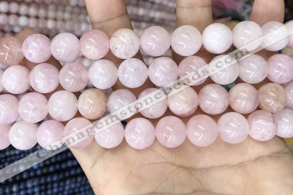 CMG412 15.5 inches 12mm round pink morganite beads wholesale
