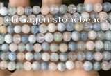 CMG420 15.5 inches 6mm round natural morganite gemstone beads