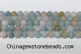 CMG443 15.5 inches 12mm round morganite gemstone beads wholesale