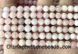 CMG508 15 inches 8mm round pink morganite gemstone beads