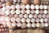 CMG509 15 inches 10mm round pink morganite gemstone beads