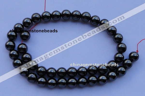 CMH07 16 inches 4mm round magnetic hematite beads Wholesale