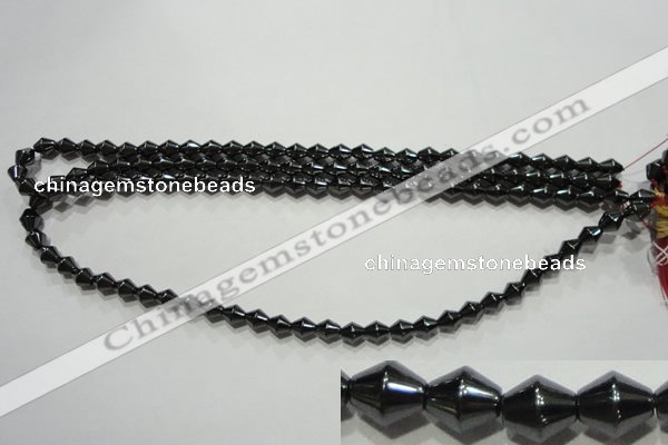 CMH132 15.5 inches 6*7mm bicone magnetic hematite beads