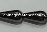 CMH140 15.5 inches 8*16mm teardrop magnetic hematite beads