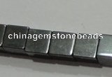 CMH160 15.5 inches 6*6mm cube magnetic hematite beads wholesale