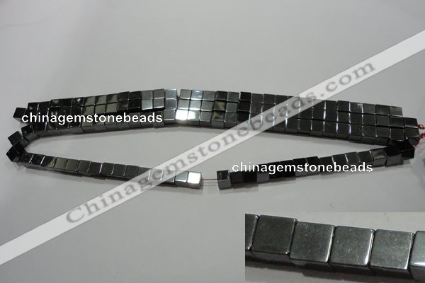 CMH160 15.5 inches 6*6mm cube magnetic hematite beads wholesale