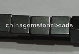 CMH161 15.5 inches 8*8mm cube magnetic hematite beads wholesale