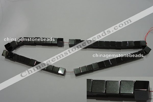 CMH161 15.5 inches 8*8mm cube magnetic hematite beads wholesale