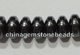 CMH167 15.5 inches 5*8mm rondelle magnetic hematite beads