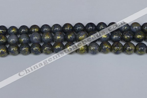 CMJ1003 15.5 inches 10mm round Mashan jade beads wholesale