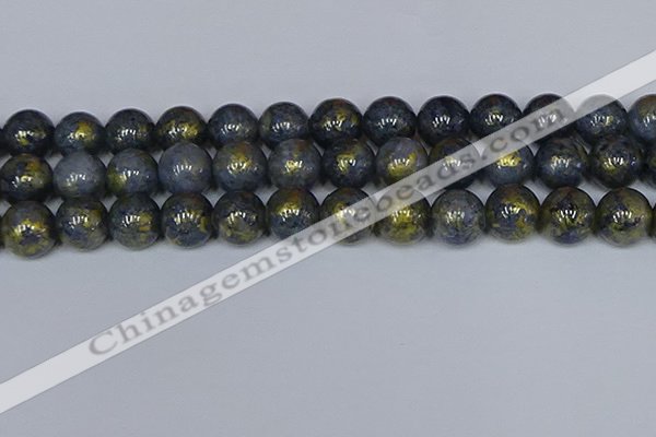 CMJ1004 15.5 inches 12mm round Mashan jade beads wholesale