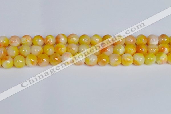 CMJ1051 15.5 inches 8mm round jade beads wholesale