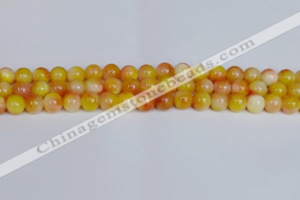 CMJ1056 15.5 inches 8mm round jade beads wholesale