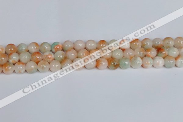 CMJ1066 15.5 inches 8mm round jade beads wholesale