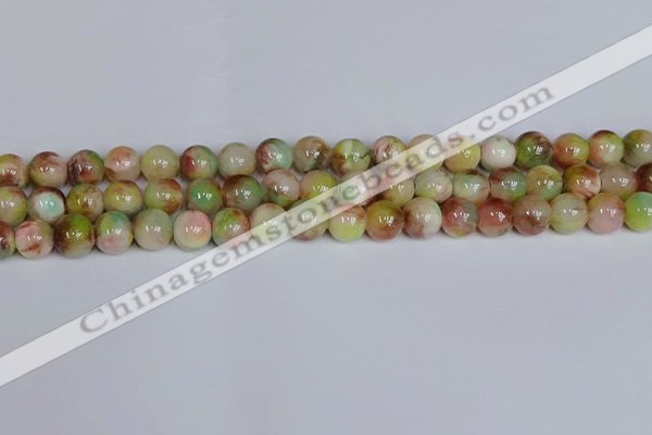 CMJ1076 15.5 inches 8mm round jade beads wholesale