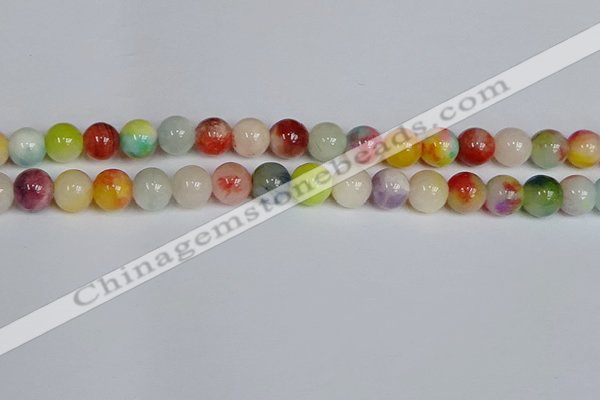 CMJ1086 15.5 inches 8mm round jade beads wholesale