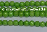 CMJ113 15.5 inches 4mm round Mashan jade beads wholesale