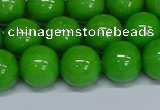 CMJ117 15.5 inches 12mm round Mashan jade beads wholesale