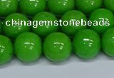 CMJ117 15.5 inches 12mm round Mashan jade beads wholesale