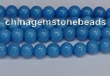 CMJ134 15.5 inches 4mm round Mashan jade beads wholesale