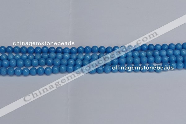 CMJ135 15.5 inches 6mm round Mashan jade beads wholesale