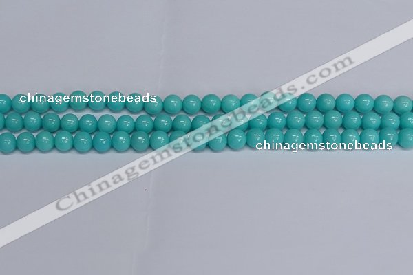 CMJ192 15.5 inches 8mm round Mashan jade beads wholesale