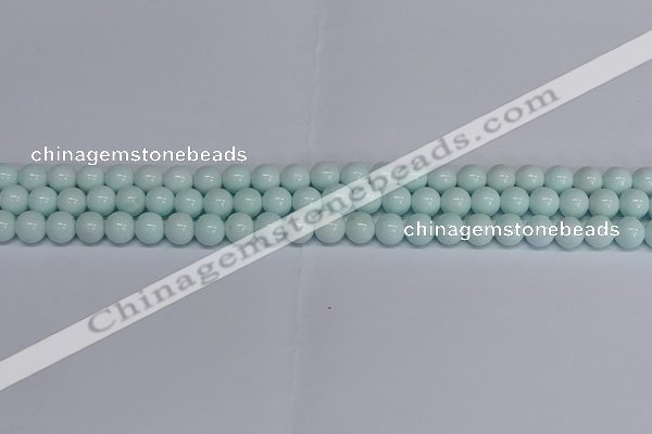 CMJ213 15.5 inches 8mm round Mashan jade beads wholesale