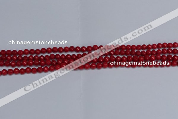 CMJ22 15.5 inches 4mm round Mashan jade beads wholesale