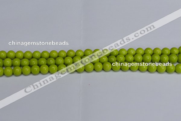 CMJ220 15.5 inches 8mm round Mashan jade beads wholesale