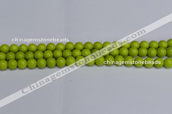 CMJ221 15.5 inches 10mm round Mashan jade beads wholesale