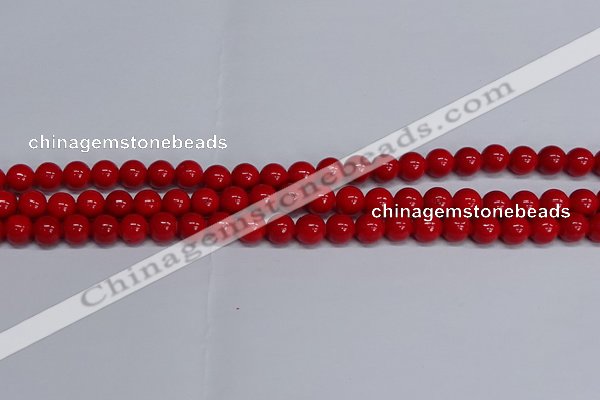 CMJ227 15.5 inches 8mm round Mashan jade beads wholesale